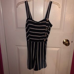 Navy Romper MADE IN ITALY